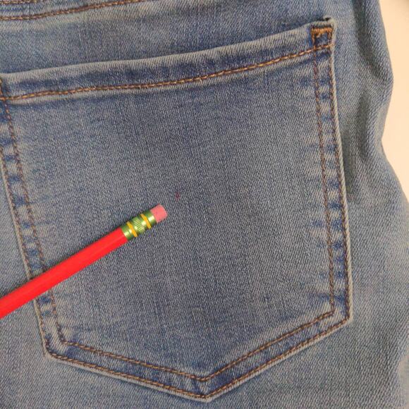 NYDJ Marilyn Straight Leg Jeans Blue Stretch Medium Wash Mid Rise Denim 6 New - Picture 7 of 16